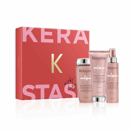 Подарочный набор шампунь-ванна кондиционер сыворотка - Kerastase Chroma Absolu Fondant Holidays 600 ml 15490₽