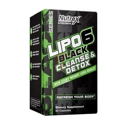 Nutrex Lipo-6 Black Cleanse & Detox (60 капс.) lipo 6 black cleanse