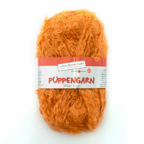 Пряжа Puppengarn 74% мохер 17% шерсть 9% полиамид 50 м 50 г