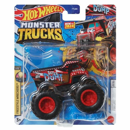 HTM66 Машинка металлическая игрушка Hot Wheels Monster Trucks Монстр трак коллекционная модель GOTTA DUMP