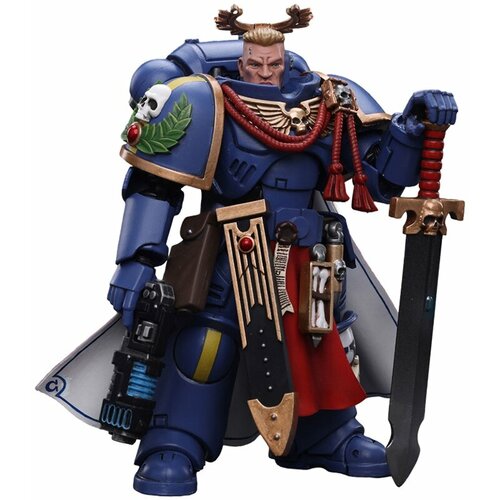 Фигурка Warhammer 40 000: Ultramarines – Primaris Captain with Power Sword and Plasma Pistol 1:18 (12 см) warhammer 40 000 space marines primaris redemptor dreadnought