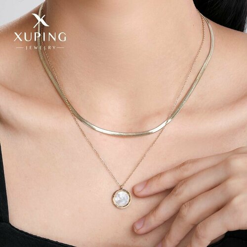 Колье XUPING JEWELRY колье xuping jewelry длина 47 см синий