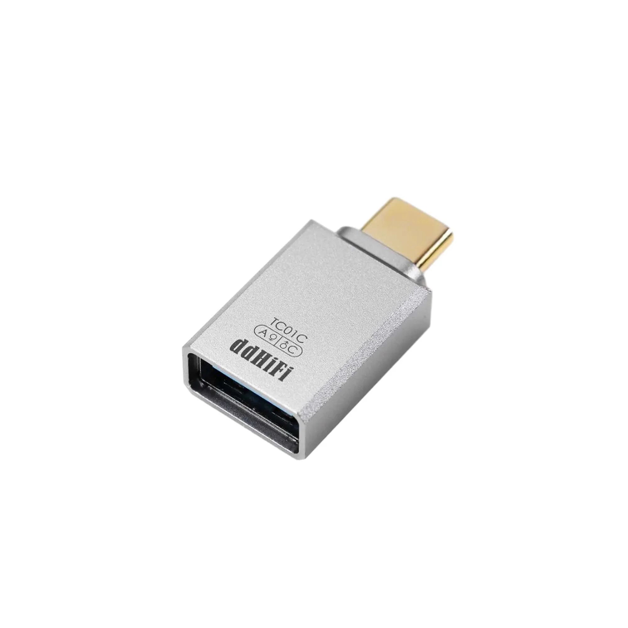 DdHiFi TC01C адаптер переходник female usb-a / male usb-c