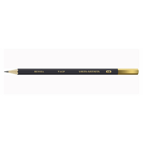 VISTA-ARTISTA VAGP Чернографитный карандаш заточенный 6М (6B) 6B .