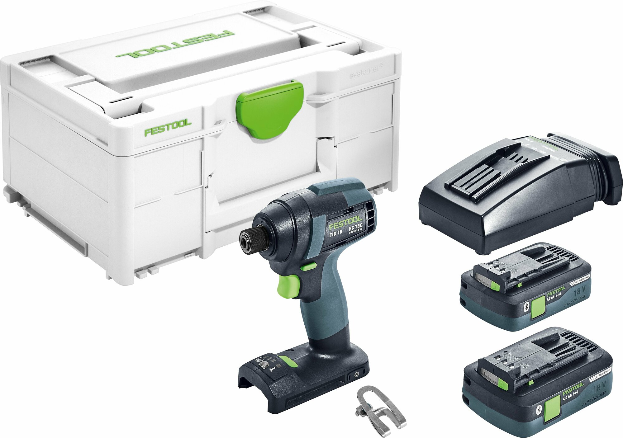 Аккумуляторная импульсная дрель-шуруповерт Festool TID 18 HPC 4,0 I-Plus