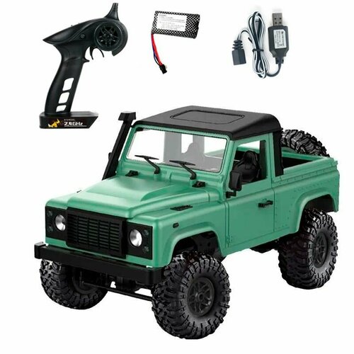 Радиоуправляемая машина MN MODEL Defender 4WD 1:12 MN-91G mn model 1 10 mn 999 land rover defender remote control car parts metal upgrade modified shock absorbers