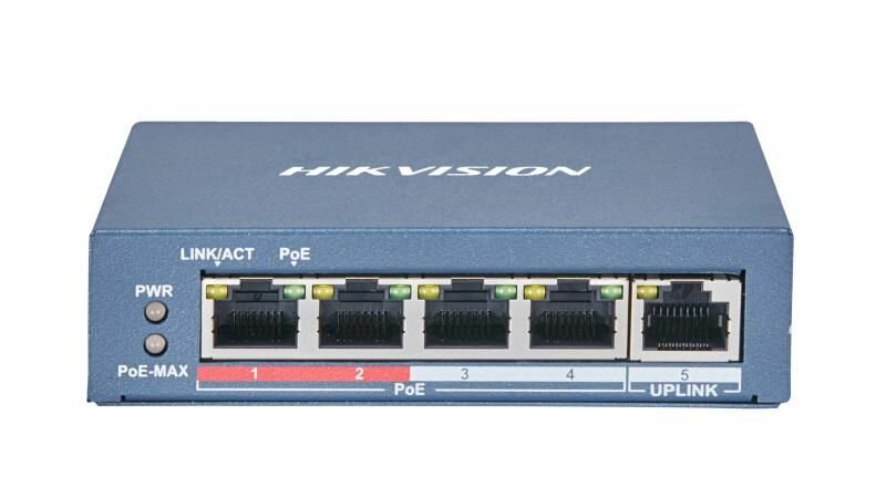 Коммутатор Hikvision 5xRJ45 4xPOE - фото №20