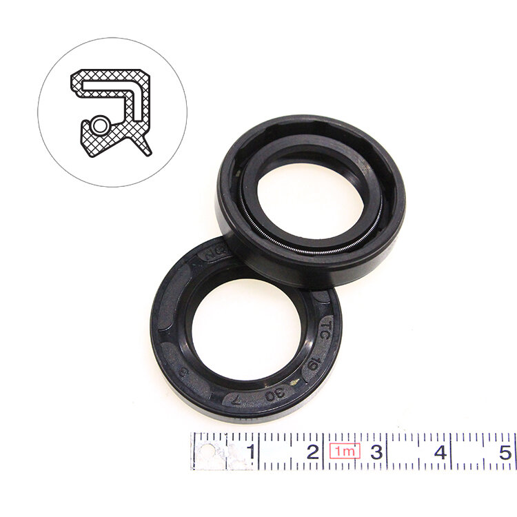 Манжета армированная (Сальник) 19х30х7 (тип 2 / TC) 70NBR