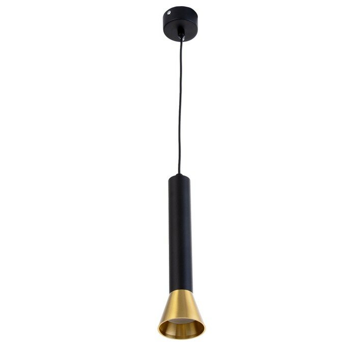 BayerLux Светильник подвесной "Кларнета" GU10 35Вт черный 7х7х25,5-125,5см