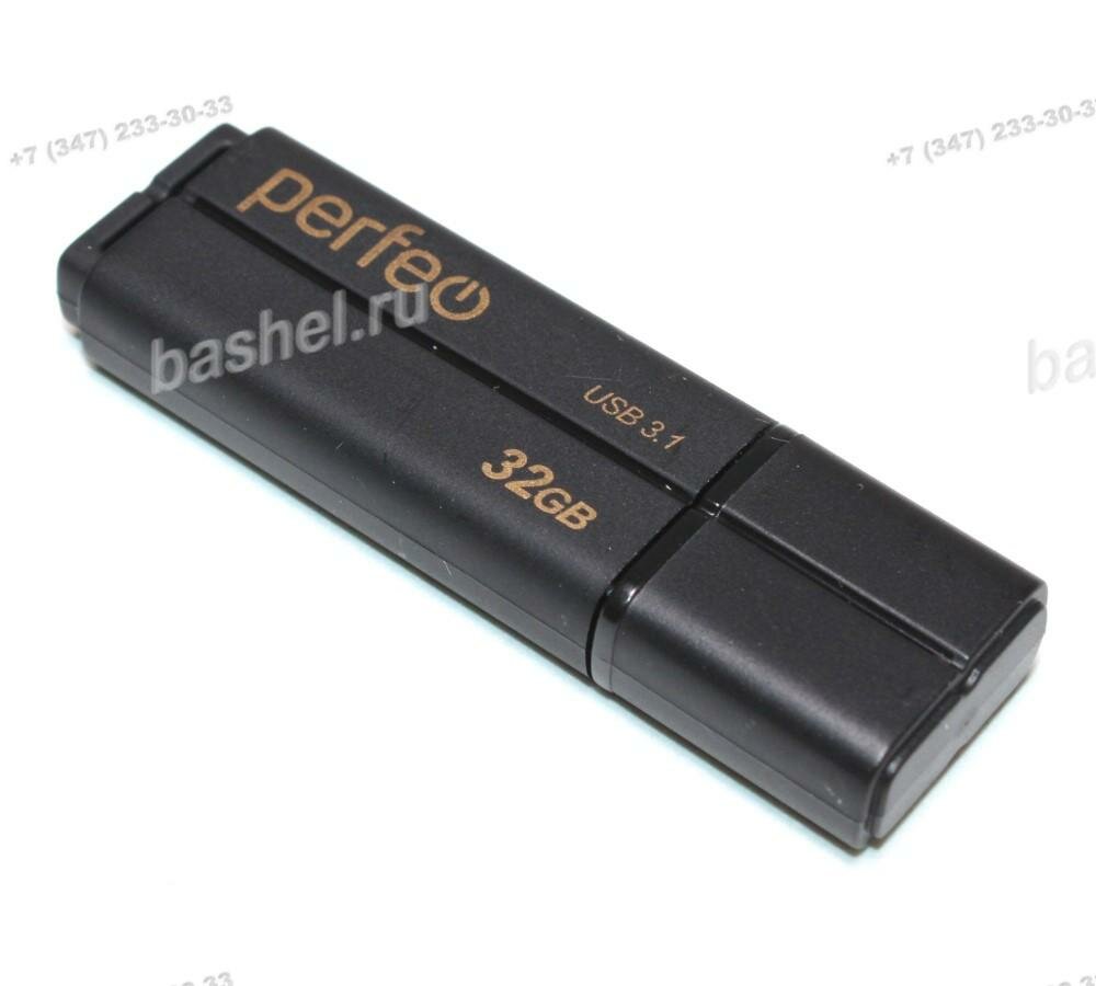 Накопитель Perfeo USB 3.1 32GB C15 Black High Speed