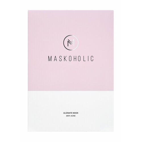 MASKOHOLIC Альгинатная крио-маска противовоспалительная с ментолом и спирулиной 50 г 473₽