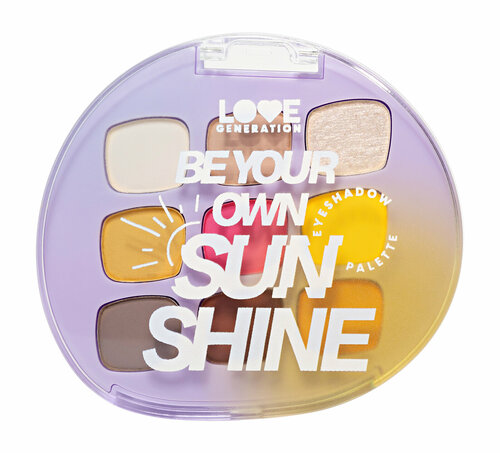 LOVE GENERATION Палетка теней для век Be your own sunshine, 7,2 г, 01