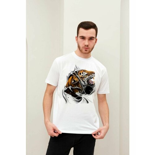 Футболка размер XXL, черный, желтый, зеленый