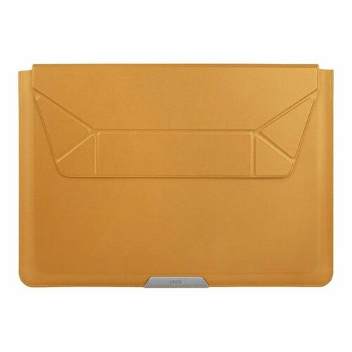 Чехол-подставка Uniq OSLO Laptop Sleeve с подставкой для ноутбуков 14', цвет горчица (MUSTARD)