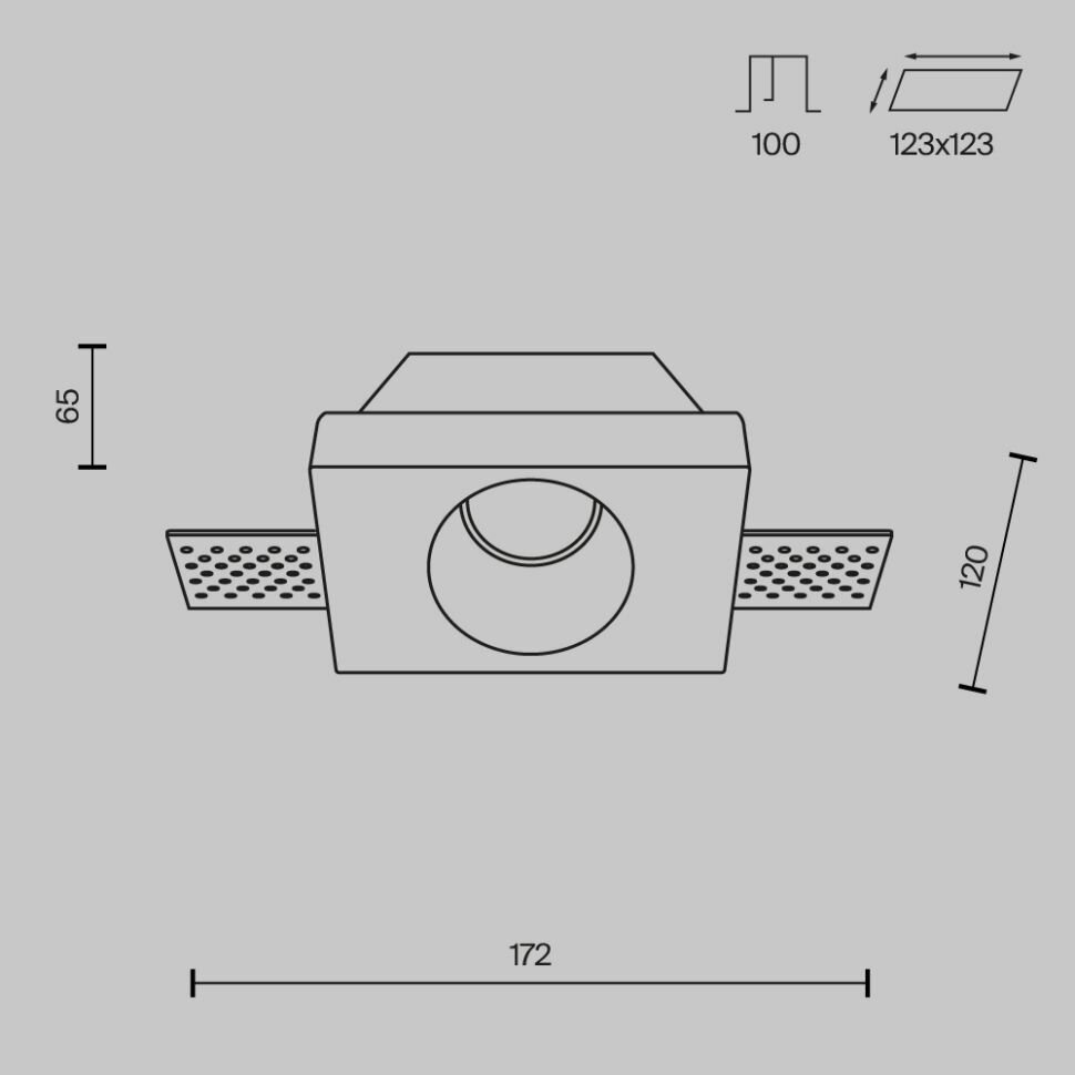 Встраиваемый светильник Technical DL001-WW-01-W - фотография № 7