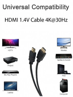 Кабель соединительный аудио-видео Telecom, HDMI (m) - HDMI (m) , ver 1.4b, 15м, ф/фильтр, черный [cg511d-15m] Noname - фото №17