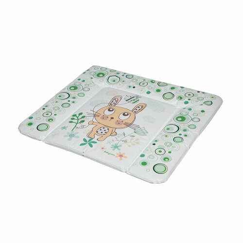 фото Пеленальный матрас babycare 82 х 73 (bc01), funny bunny, green