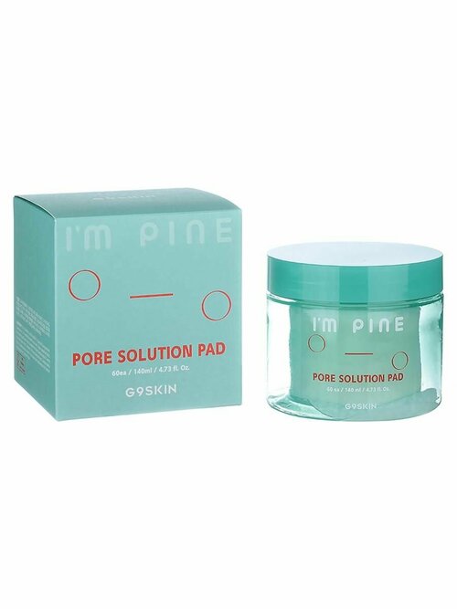 Очищающие пады с экстрактом сосны G9Skin Im Pine Pore Solution Pad 60 шт.