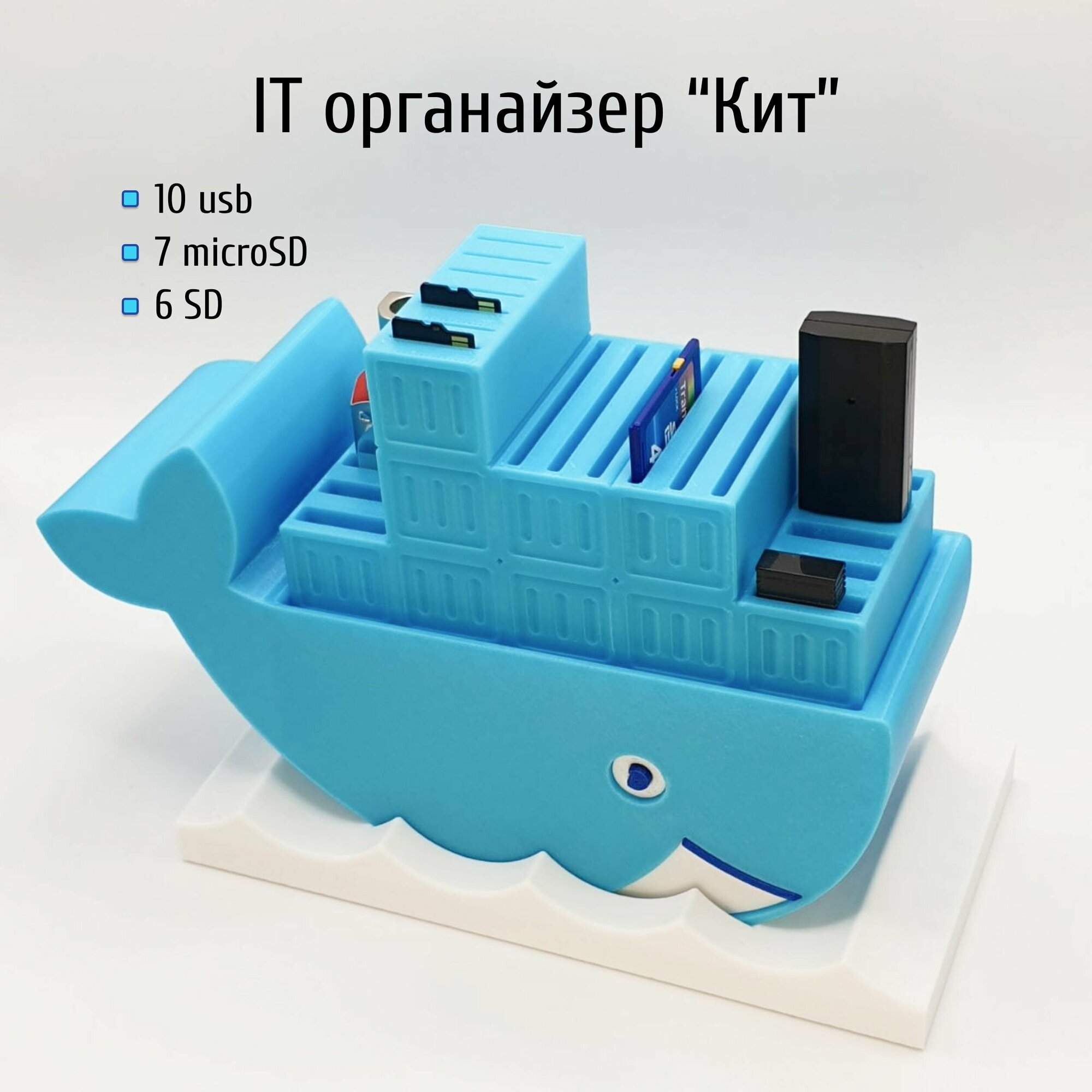 IT органайзер для USB, SD и MicroSD-карт