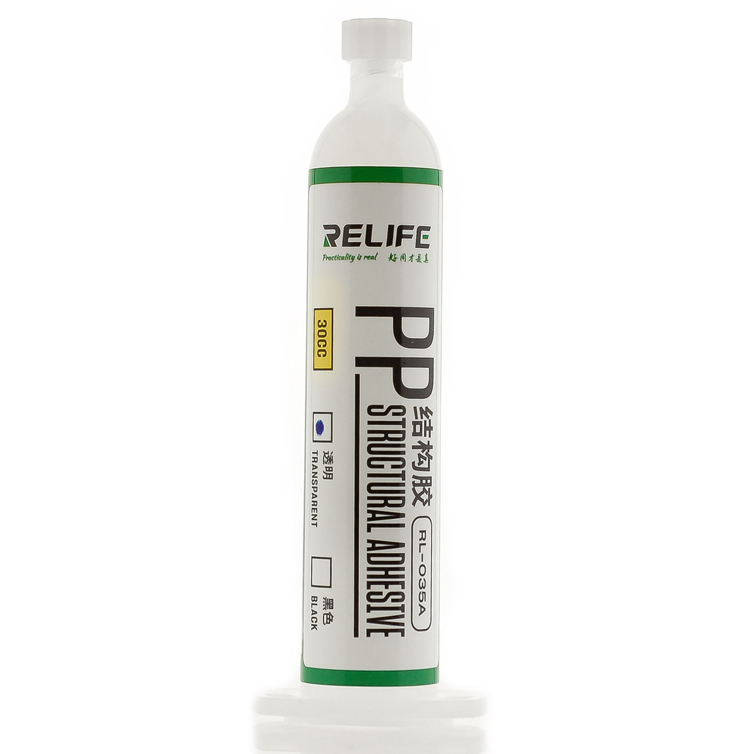 фото Клей для приклеивания рамок/ задних крышек Relife RL-035A PP 30ml (белый)