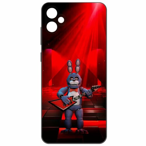 Чехол-накладка Krutoff Soft Case фнаф (FNAF) - Бонни с гитарой для Samsung Galaxy A05 черный чехол накладка krutoff soft case фнаф fnaf эндо 01 для samsung galaxy s22 черный