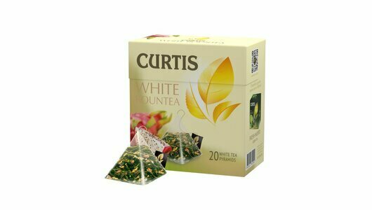 Чай белый листовой white bountea (вайт бунтеа) ТМ Curtis (Кертис), 20*1,7г