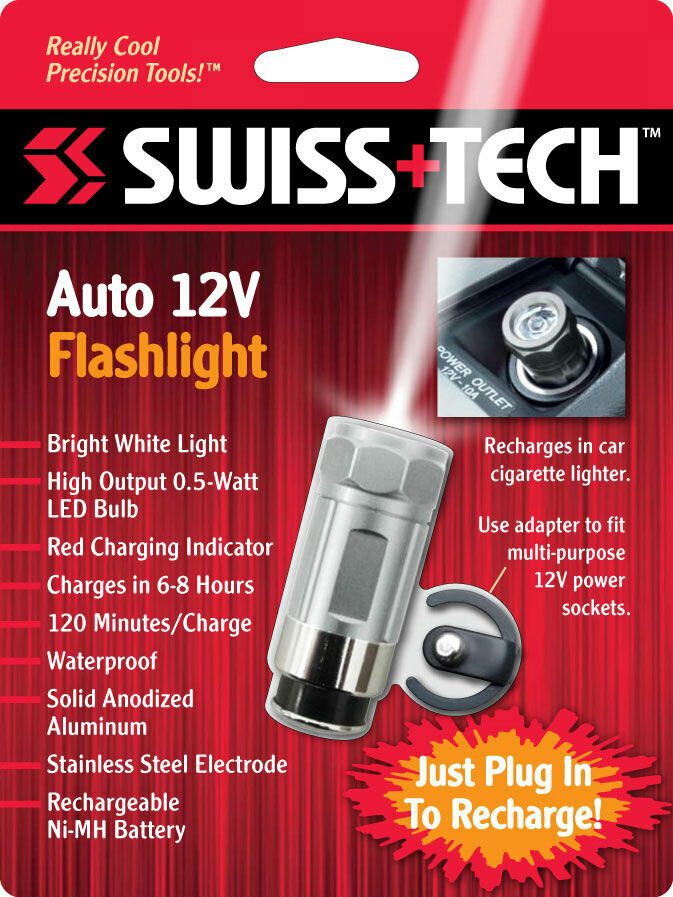 фото Фонарь автомобильный Swiss Tech Auto 12V Flashlight Reachargeable