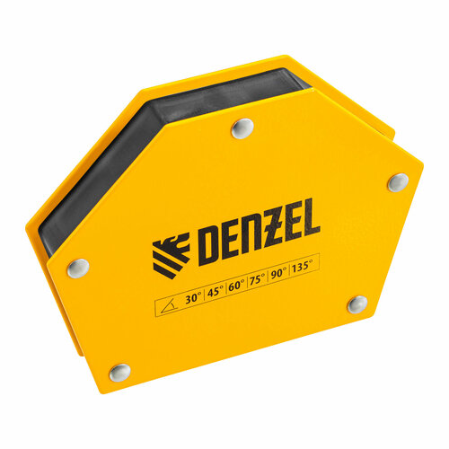 Фиксатор магнитный для сварочных работ усилие 75 LB Denzel 30х45х60х75х90х135 град. 97556 фиксатор магнитный для сварочных работ усилие 50 lb denzel 97553 denzel 97553 denzel арт 97553
