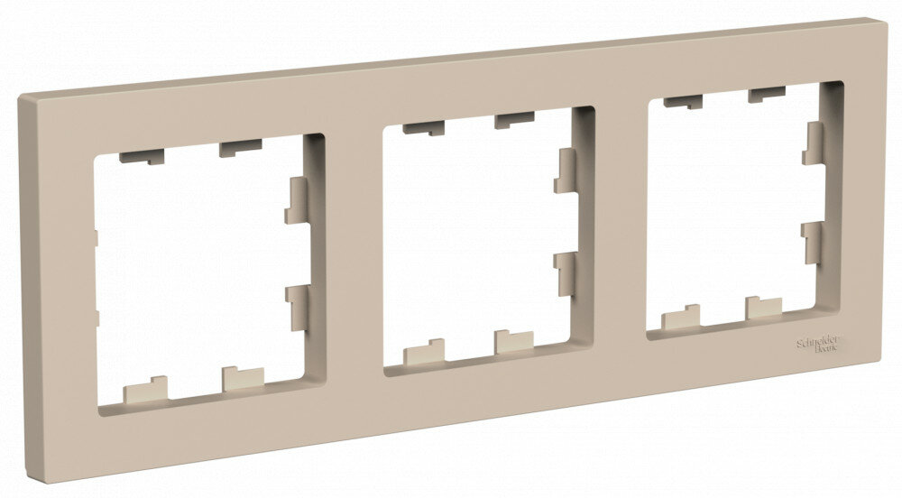 Systeme Electric AtlasDesign Песочный Рамка 3-ая, универсальная ATN001203