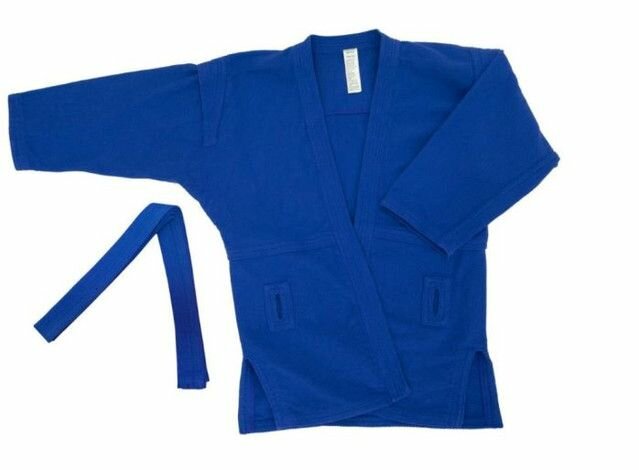 Куртка самбо TRAINING синий 30/120 см