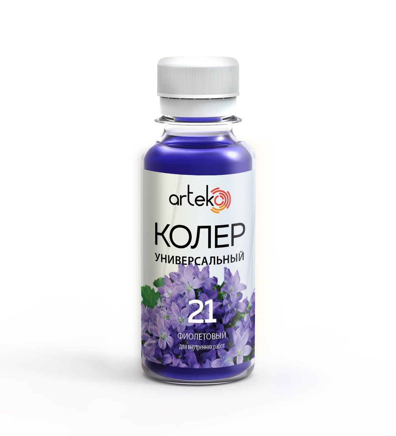 Колер №21 фиолетовый, Arteko, 1 шт. по 100 мл