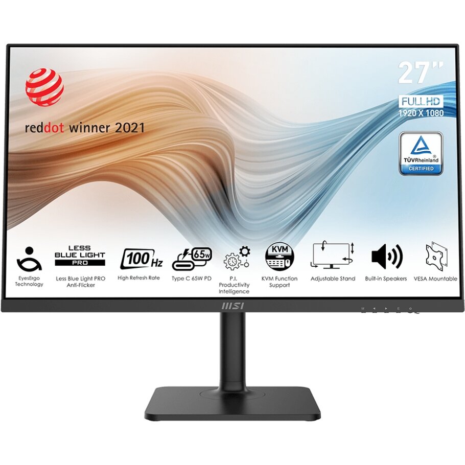 27" Монитор MSI Modern MD272XP, черный