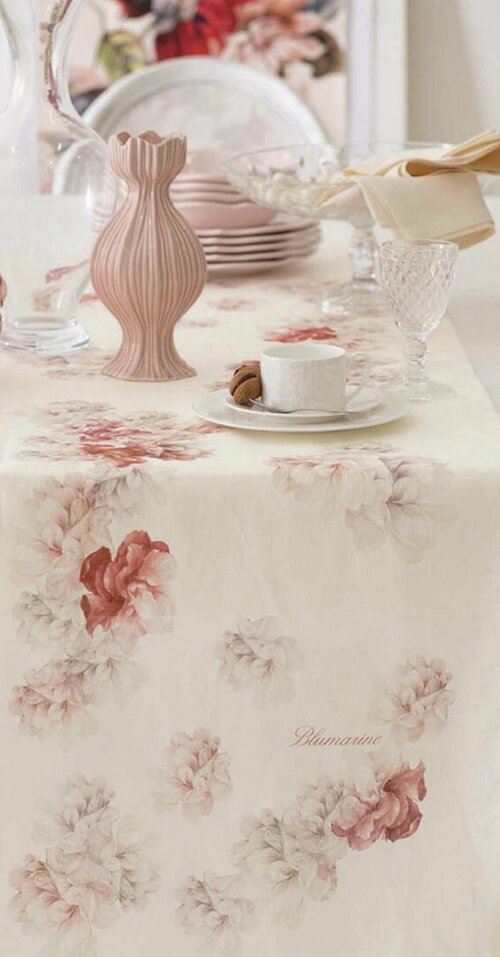 Скатерть льняная Blumarine home collection Annabella