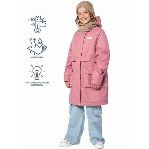 Куртка NIKASTYLE 4м3624, размер 128-64, розовый