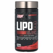 Nutrex Research, Lipo-6 Black Extreme potency, экстремальная эффективность,120 капсул