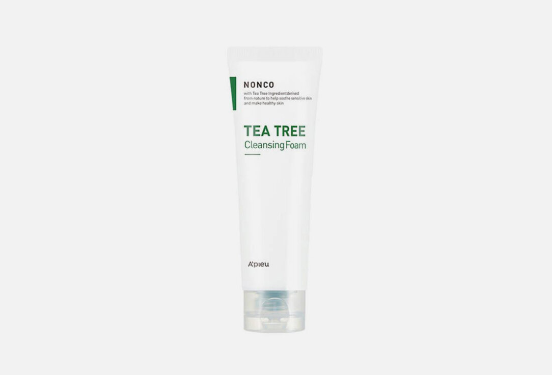 Пенка для умывания A'Pieu, nonco tea tree cleansing foam 130мл