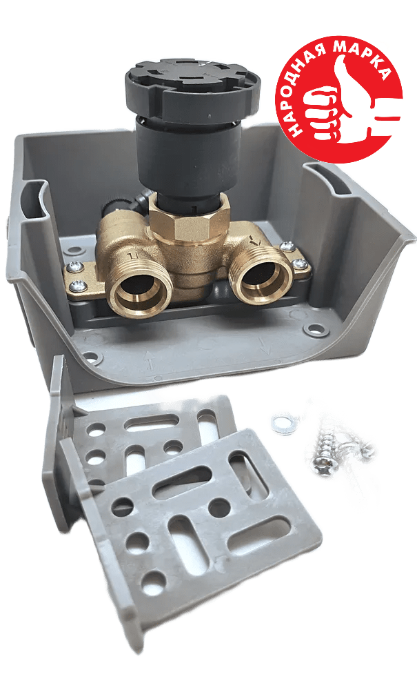 фото Регулировочный короб Unibox RTL регулирование температуры обратного потока с предварительно установленным вентилем и термостатом RTL 3/4 " ZSu.432.01RR