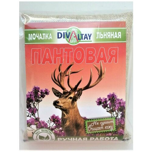 Льняная мочалка Пантовая 200₽