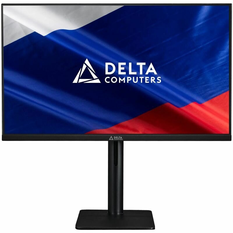 Монитор «сова» ОМ.238I (23.8"/FHD-75Hz/IPS/178/5ms/250 cdm2/HDMI+VGA+DP/Регулируемая по высоте подставка/1хHDMI кабель Delta Computers OM238I. FHD. AS.01. P2