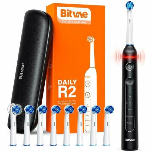 Зубная щётка электрическая Bitvae R2 Rotary E- Toothbrush черная 328500₽