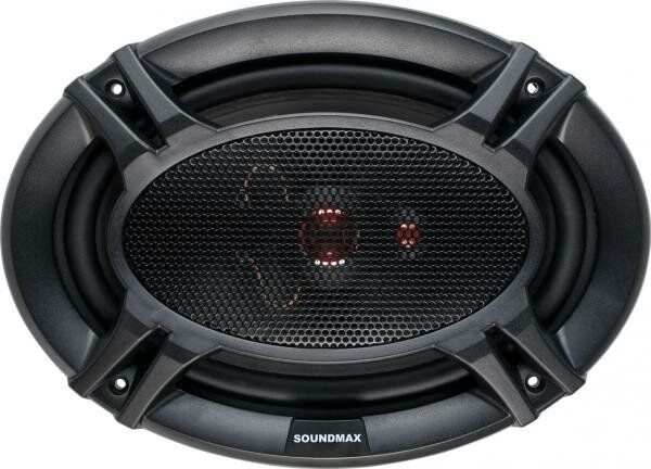 Колонки автомобильные Soundmax SM-CSI693 260Вт 92дБ 4Ом 15x23см (6x9дюйм) (ком:2кол.) коаксиальные трехполосные