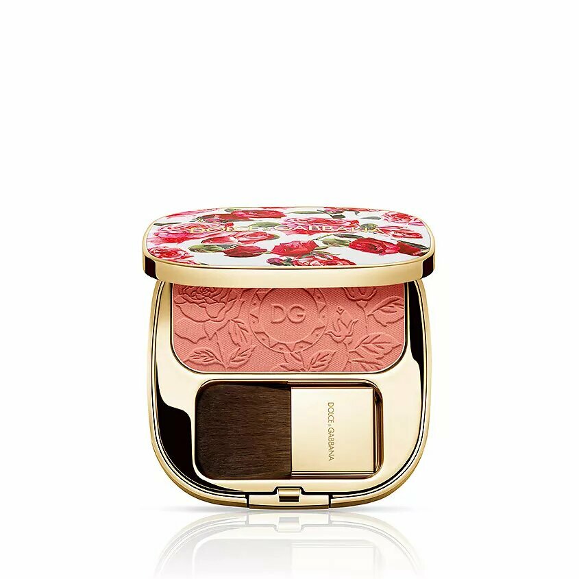 DOLCE&GABBANA Румяна с эффектом сияния BLUSH OF ROSES № 400 PEACH, 5 г