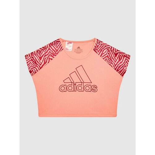 Топ adidas, размер 11/12Y [METY], розовый футболка adidas размер 11 12y [mety] розовый