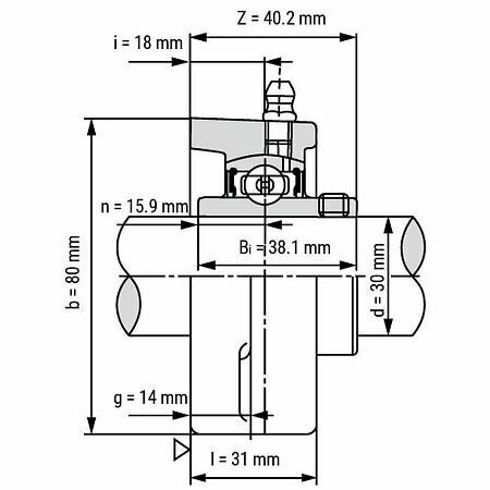 Подшипниковый узел UCFL206 TECHNIX — фото 1