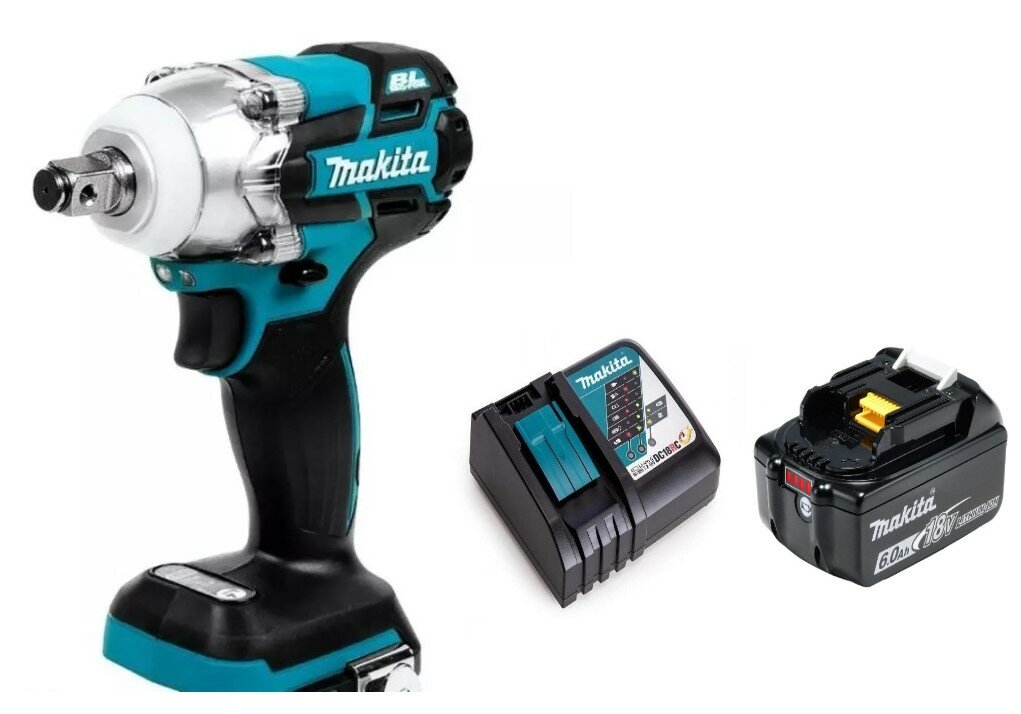 Аккумуляторный ударный гайковерт Makita DTW285RG1 (18V Li-Ion) (1х6Ач з/у)