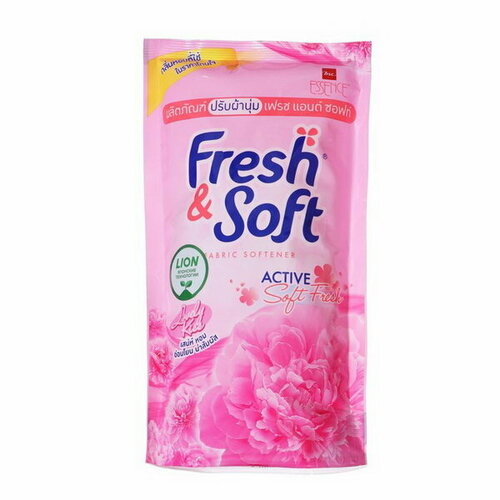 THAILAND Fresh&Soft Кондиционер для белья парфюмированный Сладкий Поцелуй 600 мл