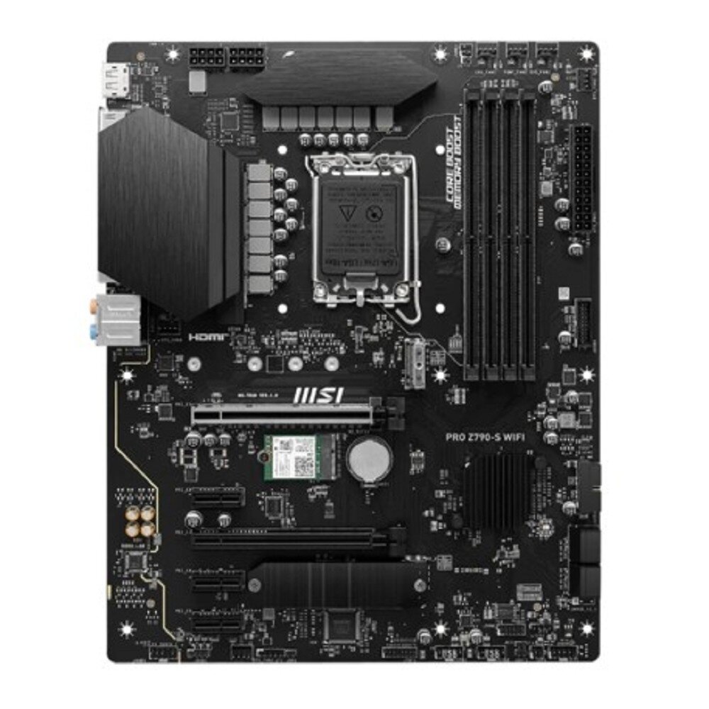 MicroStar Материнская плата MSI PRO Z790-S WIFI {LGA1700, Z790, 4xDDR5, ATX, HDMI, DP}