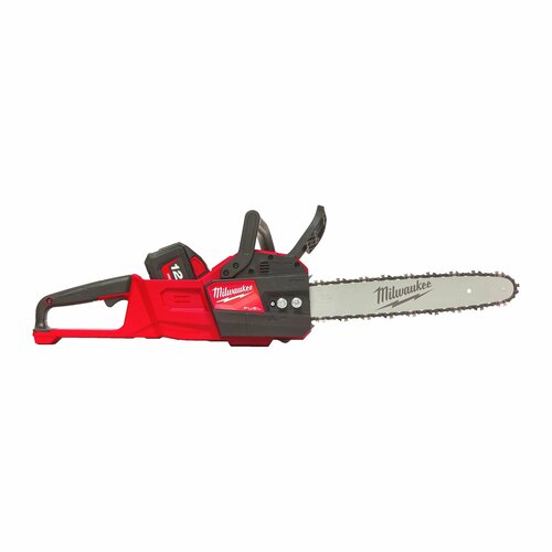 Аккумуляторная цепная пила Milwaukee M18FCHS35-122, 18 В, 52 звена, 5 см, с 2 АКБ 12 Ач и ЗУ, 4933479679