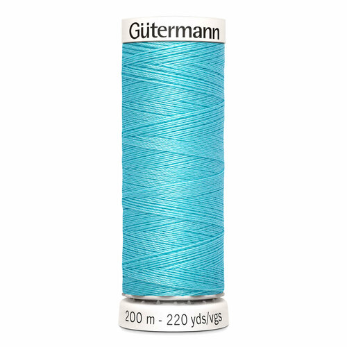 Нить универсальная Gutermann Sew All, 200 м, 100% полиэстер, бирюзово-голубой 28
