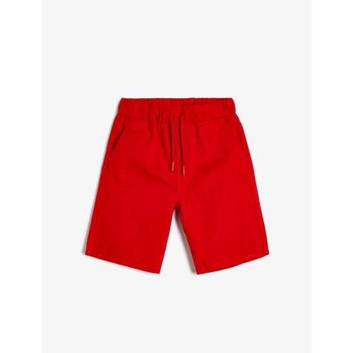 Шорты KOTON, размер 9-10 лет, красный шорты koton размер 9 10 лет голубой